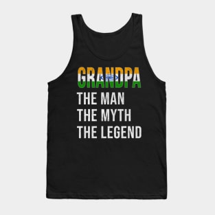 Grand Father Indian Grandpa The Man The Myth The Legend - Gift for Indian Dad With Roots From  India Tank Top